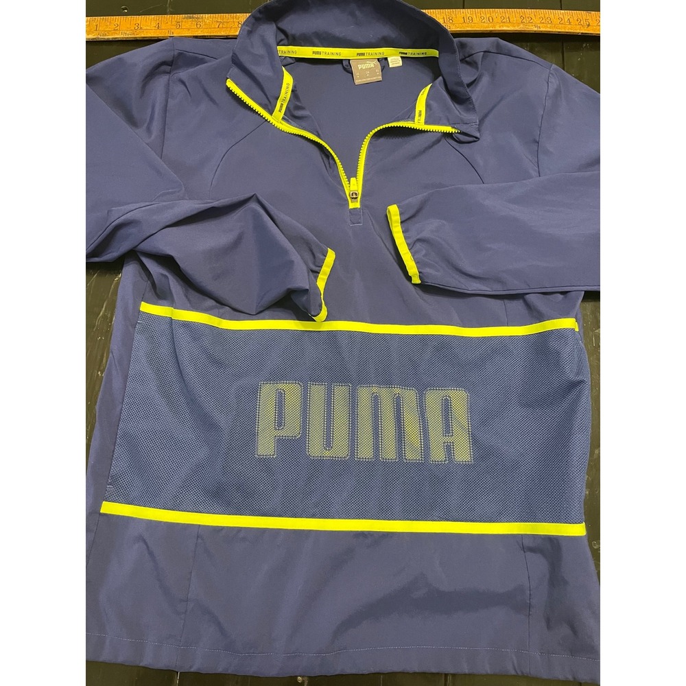 Puma Training Pullover Jacket Men's Medium Blue Y… - image 1